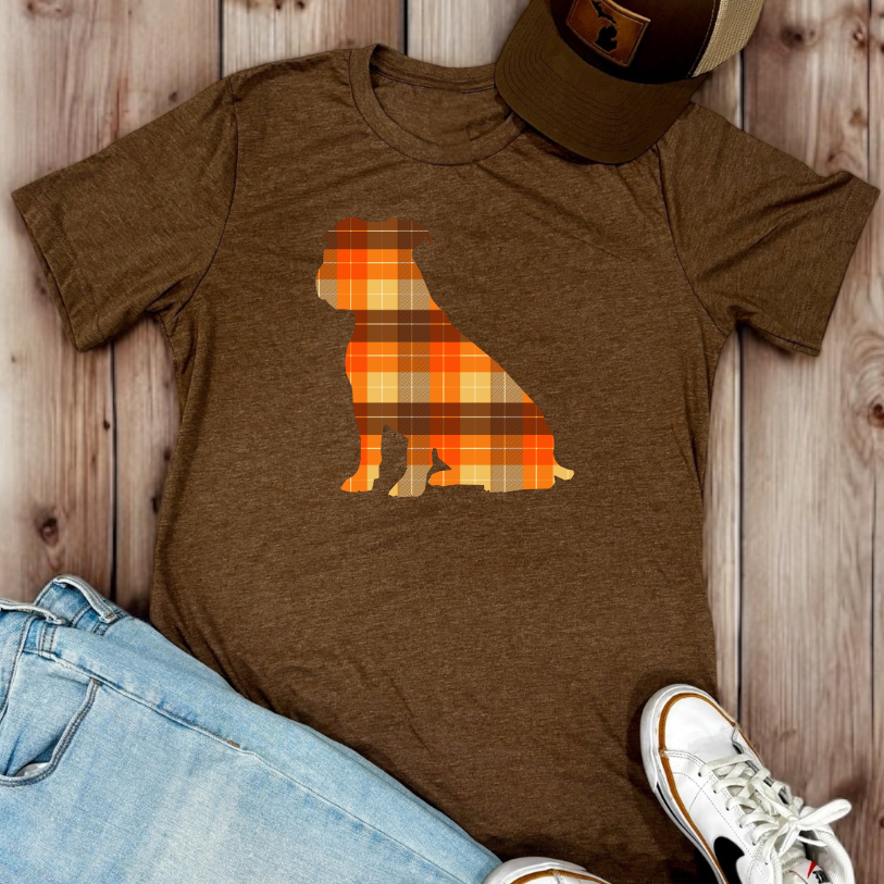 Fall Plaid Dogs | Tee