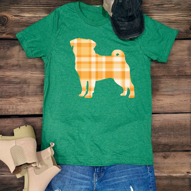 Fall Plaid Dogs | Tee