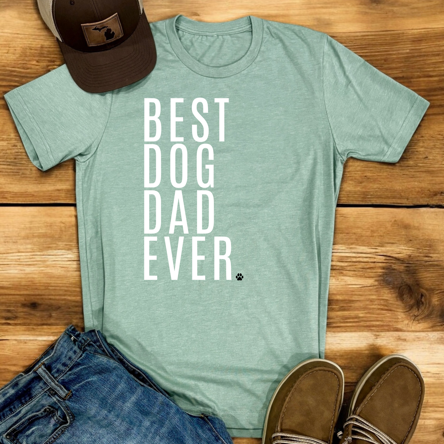 Best Dog Dad Ever | Tee