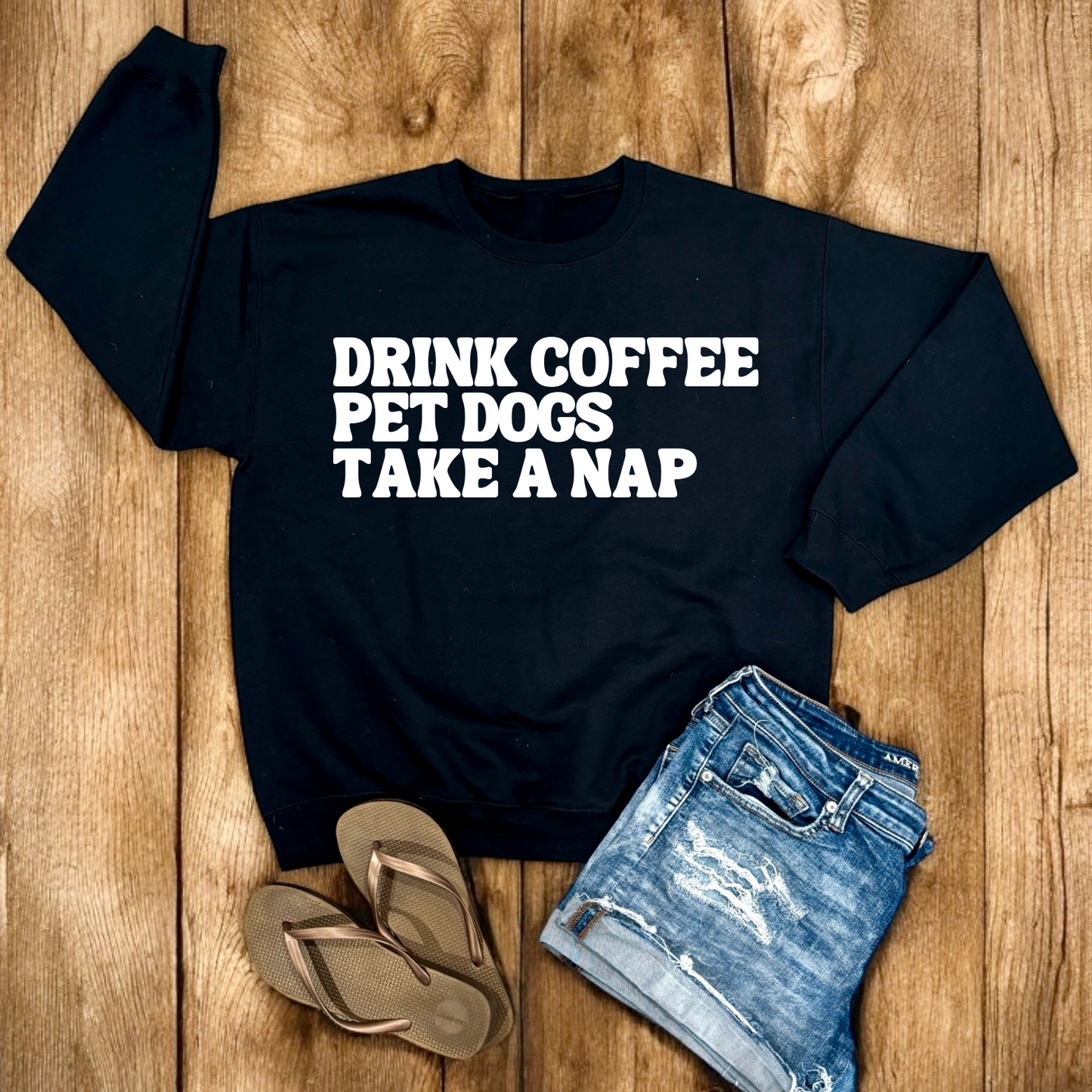 Drink Coffee Pet Dogs | Crew