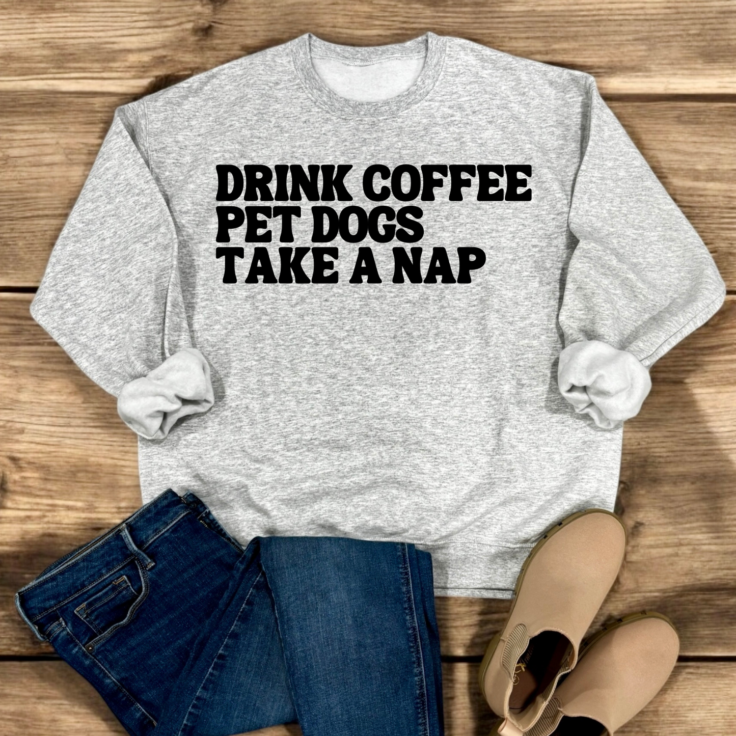 Drink Coffee Pet Dogs | Crew