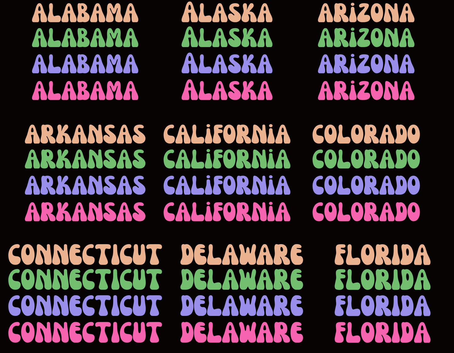 Retro States | Tee