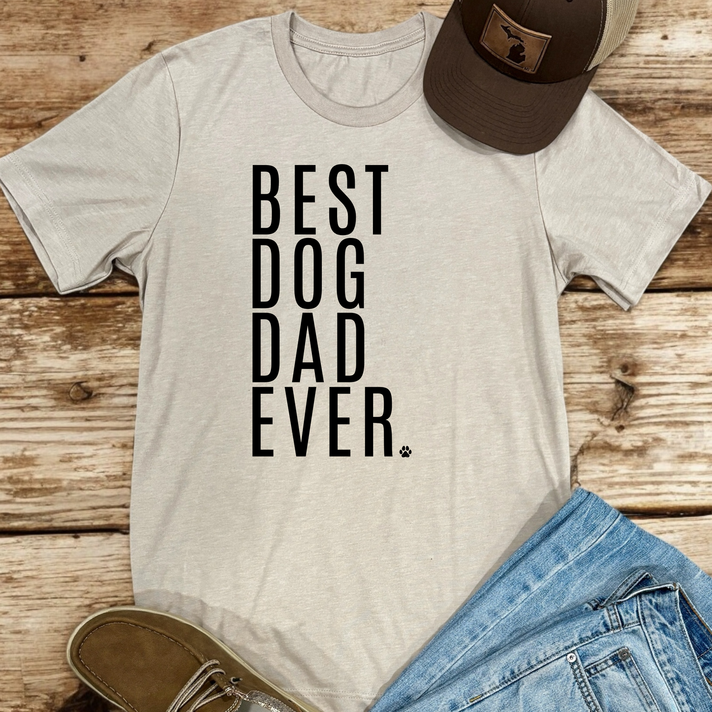 Best Dog Dad Ever | Tee