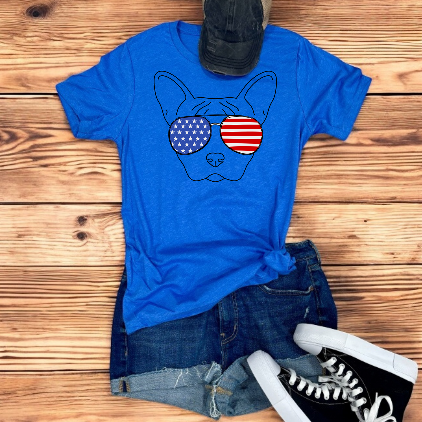 Dogs with USA Glasses | Tee