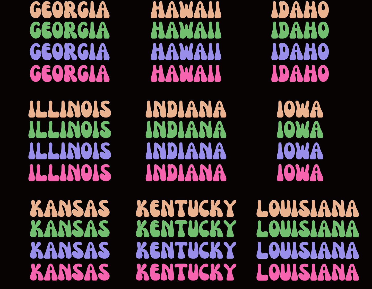 Retro States | Tee