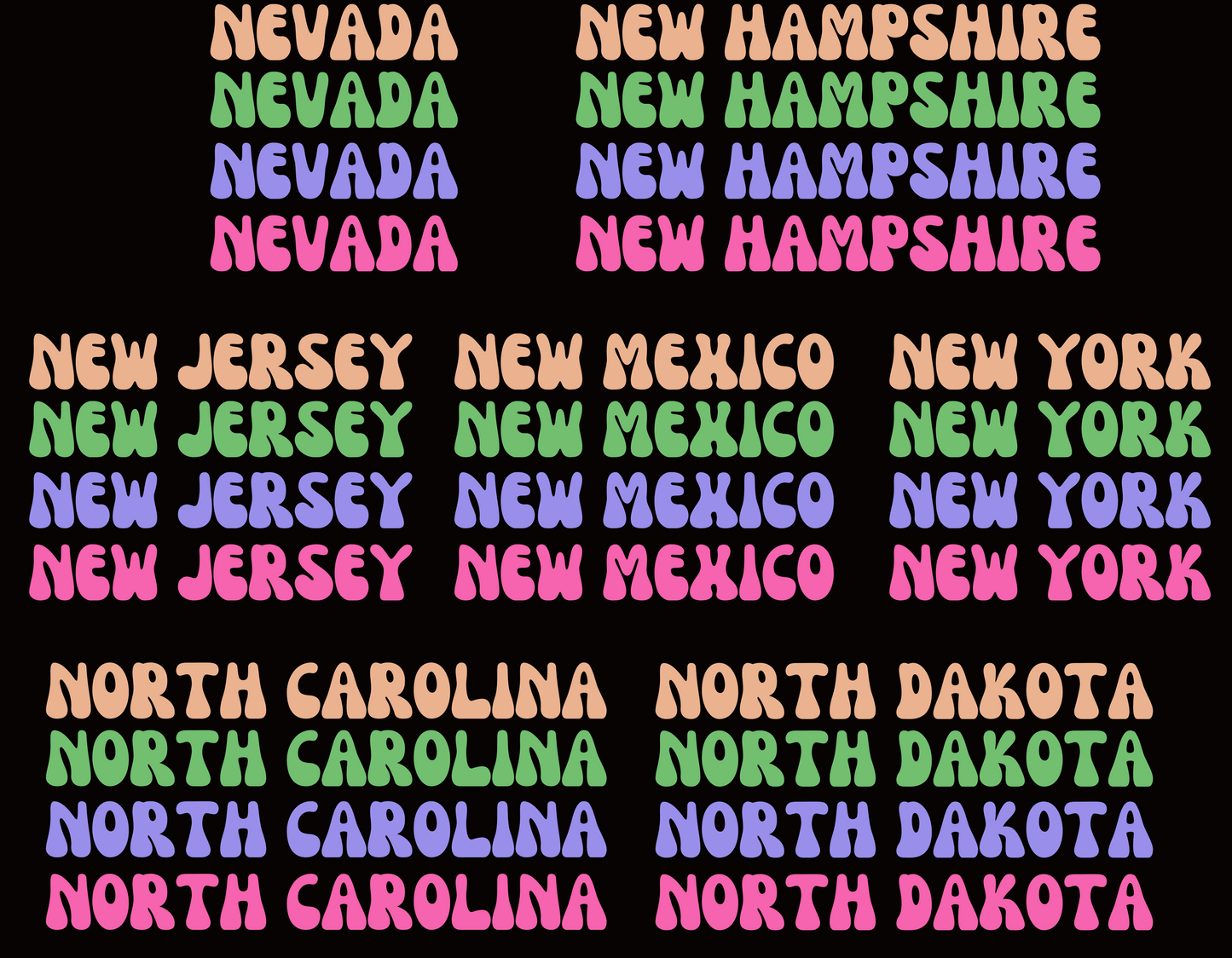 Retro States | Tee