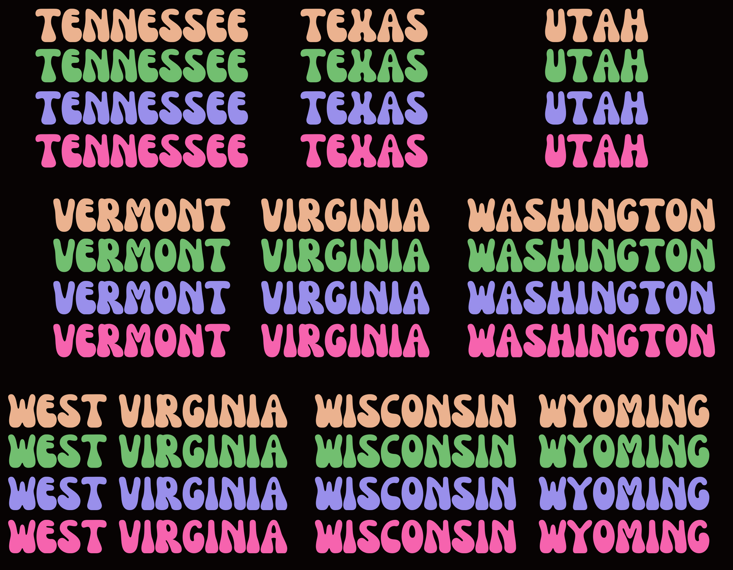 Retro States | Tee