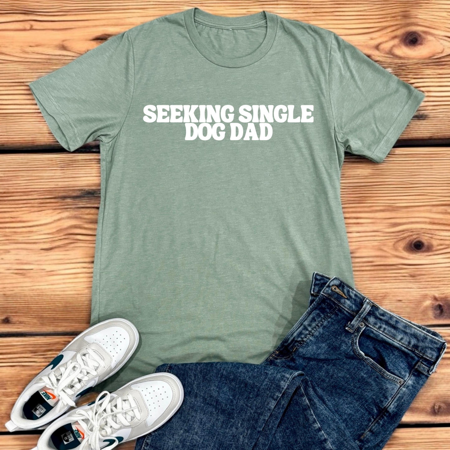 Seeking Single Dog Dad | Tee
