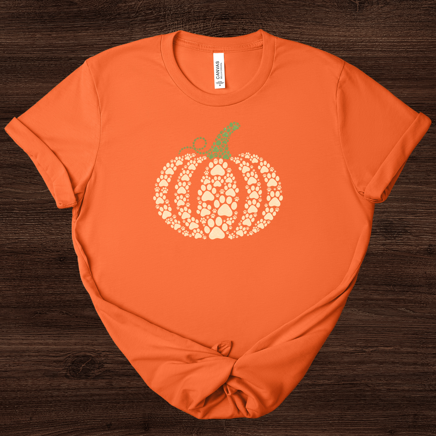 Paw Print Pumpkin