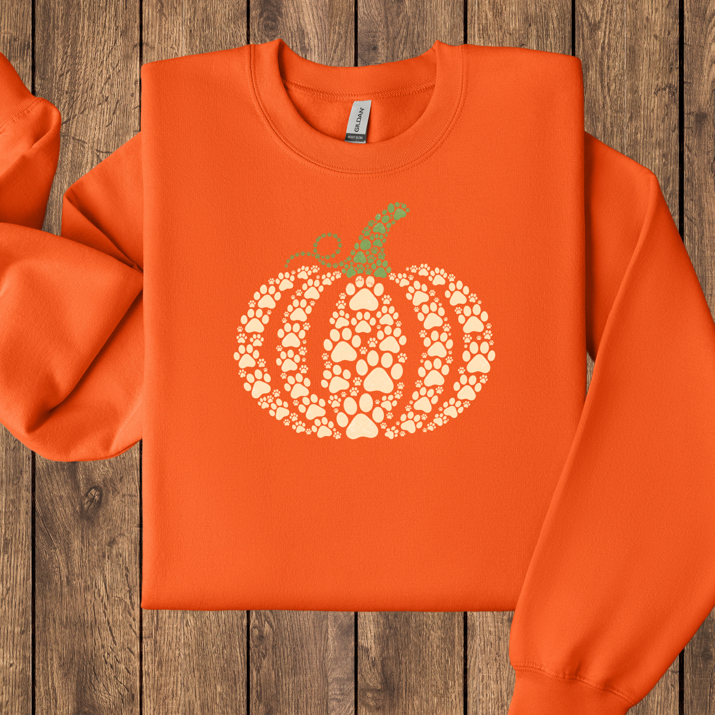 Paw Print Pumpkin