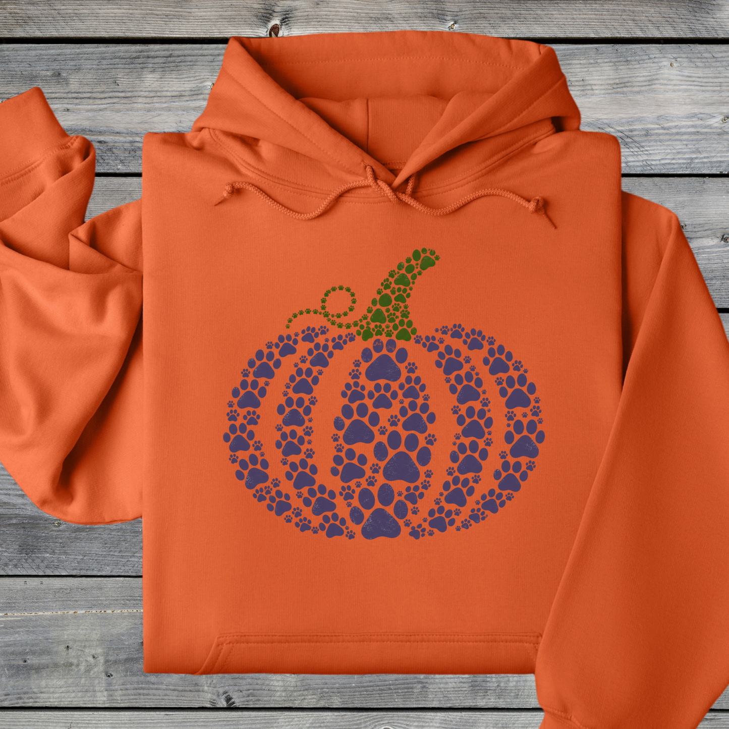 Paw Print Pumpkin