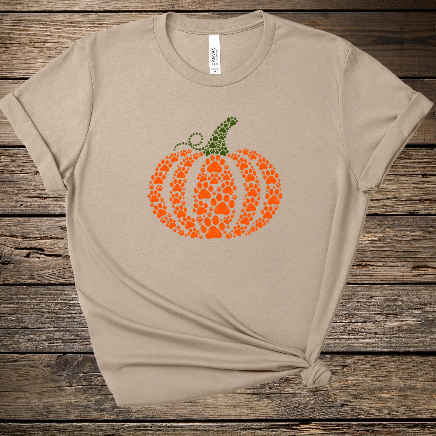 Paw Print Pumpkin