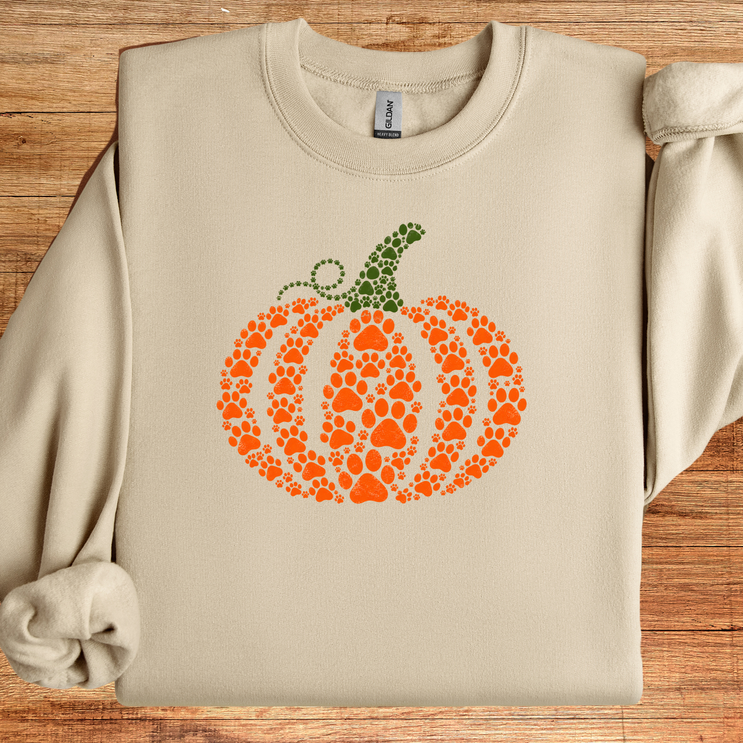 Paw Print Pumpkin