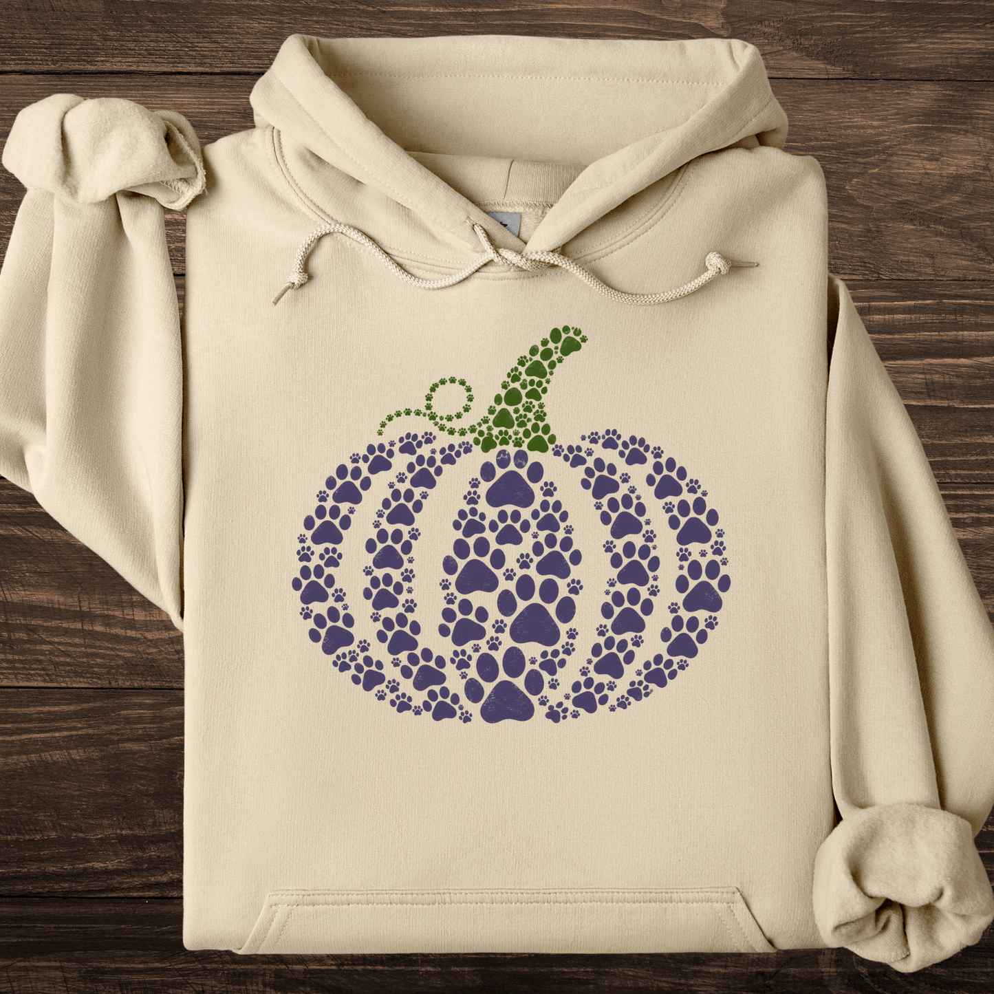 Paw Print Pumpkin