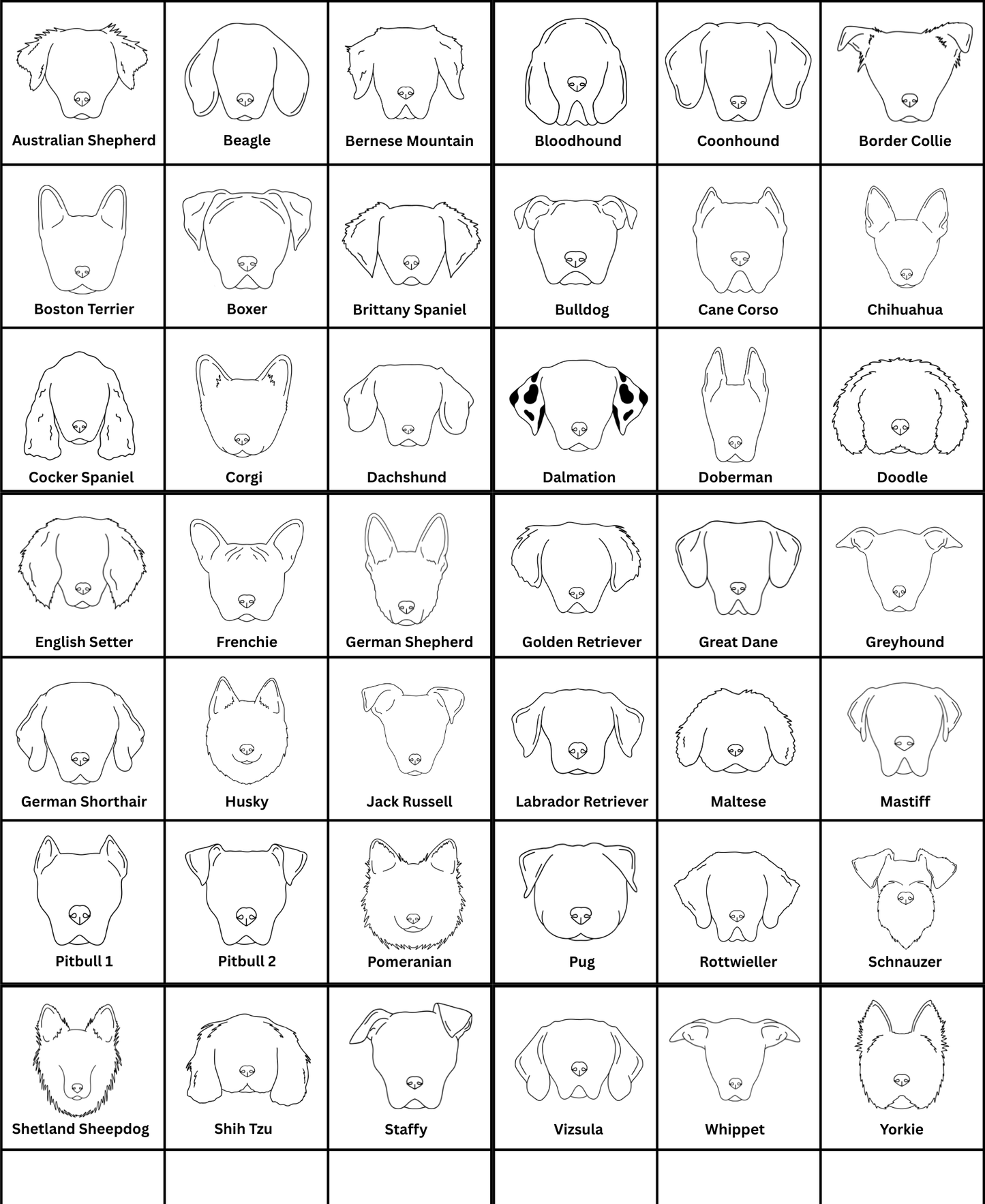 Dogs w/ Heart Glasses