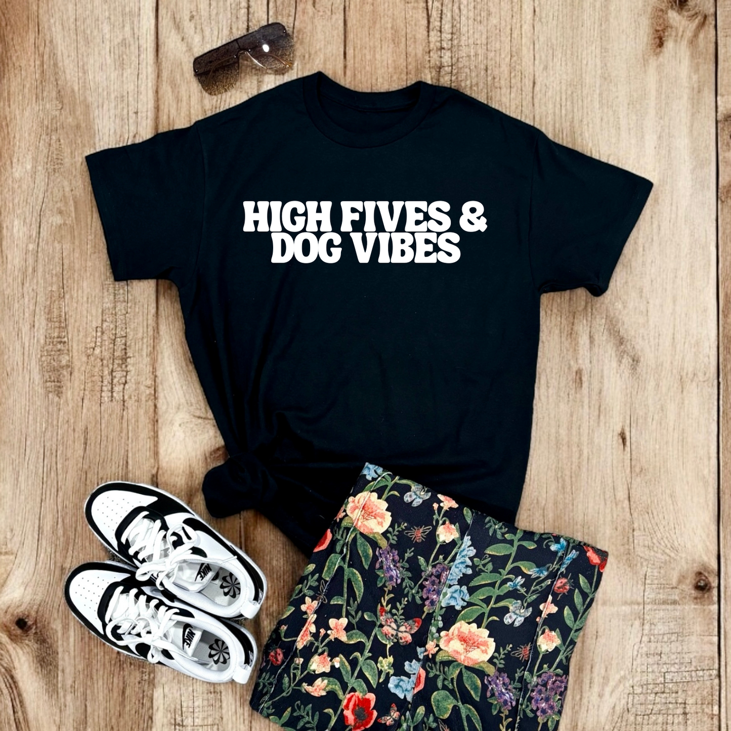 High Fives & Dog Vibes | Tee