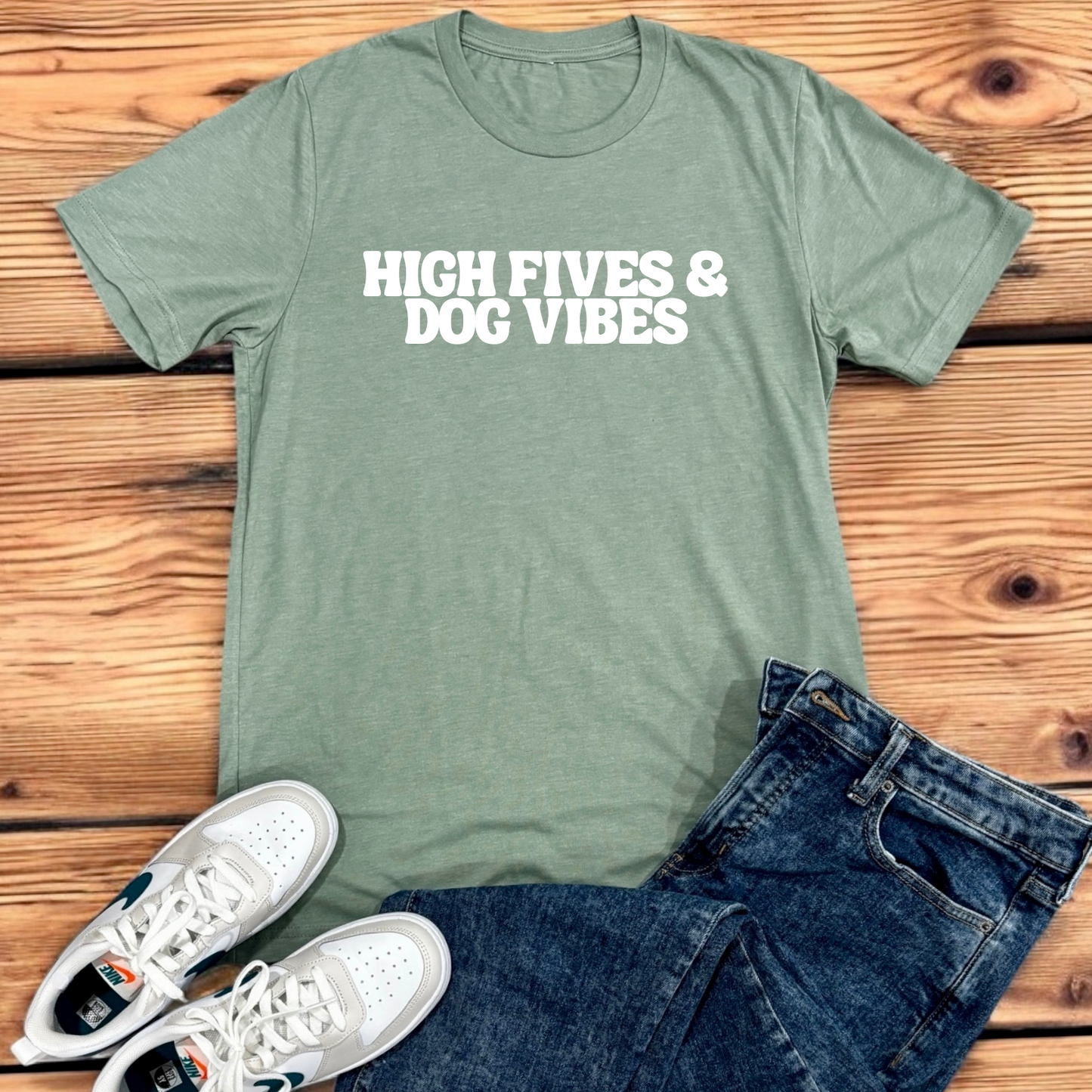 High Fives & Dog Vibes | Tee
