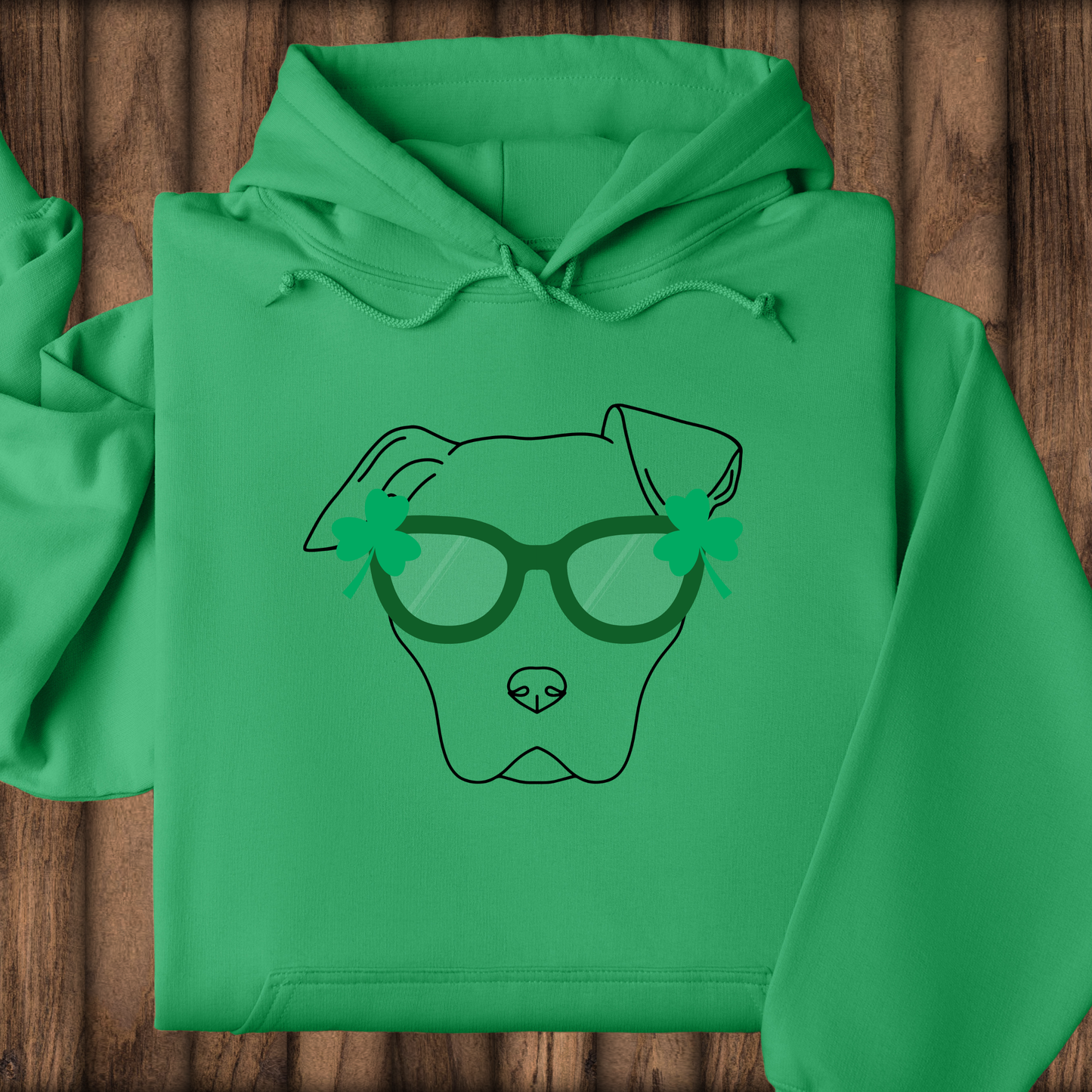 Dogs w/ Shamrock Glasses